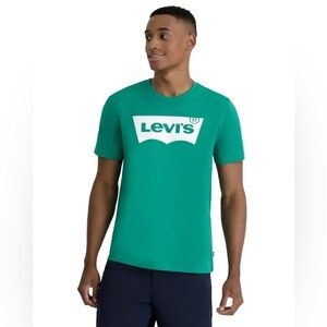 Levi's Graphic Logo Crew Neck Tee in green L, XXL